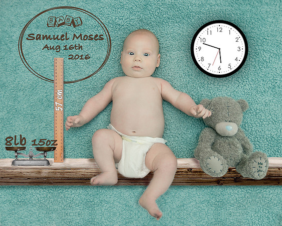 Samuel on a shelf