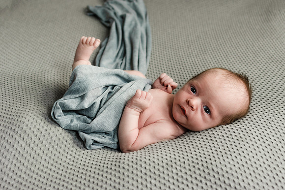 Baby-on-the-blanket